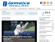 Tablet Screenshot of jamaicanews.net